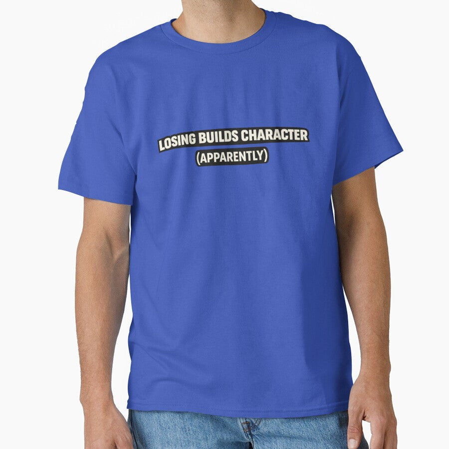 Gamer tee - losing builds character by TiltedPlayer Hoodie, Sweatshirt | BlankRebels.com (Image 1)