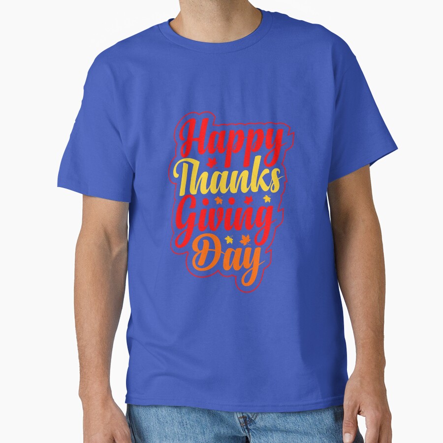 Happy Thanksgiving Day Color Fall V1 by TajfunX T-Shirts, Hoodie, Sweatshirt | BlankRebels.com (Image 1)
