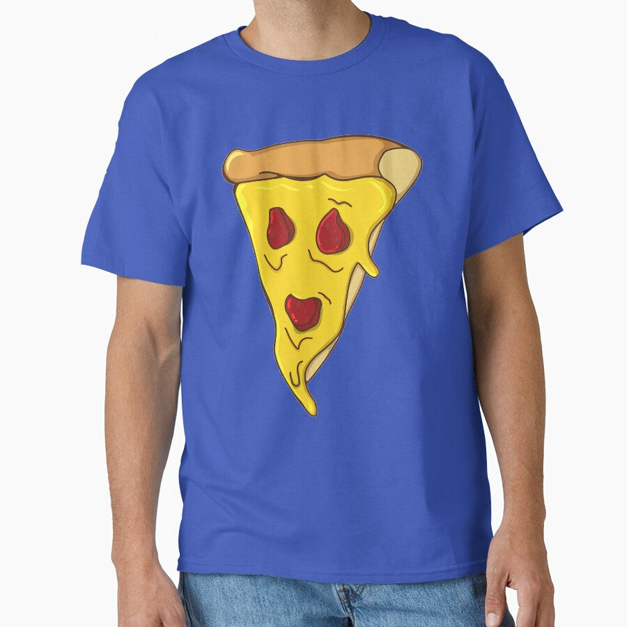 Scary Pizza Face by HappyArts90 T-Shirts, Hoodie, Sweatshirt | BlankRebels.com (Image 1)