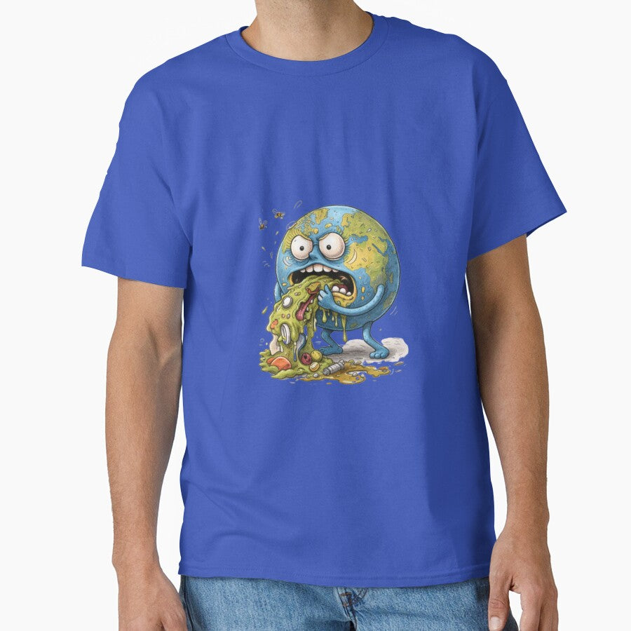 Unhinged Planet Cartoon – Chaotic Weird Character by Ivy-Triggs T-Shirts, Hoodie, Sweatshirt | BlankRebels.com (Image 1)