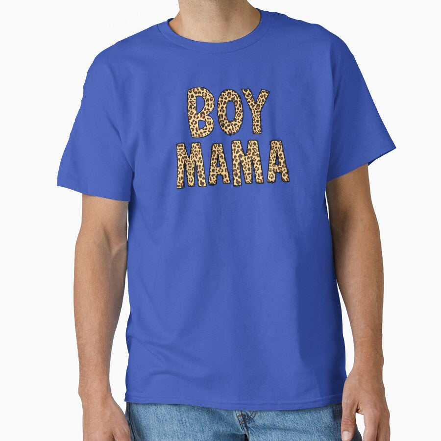 Boy Mama - Cheetah Design by handsoftime2020 T-Shirts, Hoodie, Sweatshirt | BlankRebels.com (Image 1)