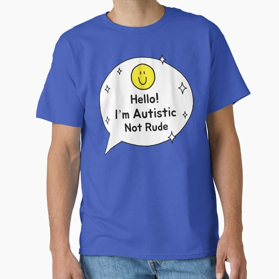 I'm Autistic Not Rude by manishfzr1995 T-Shirts, Hoodie, Sweatshirt | BlankRebels.com (Image 1)