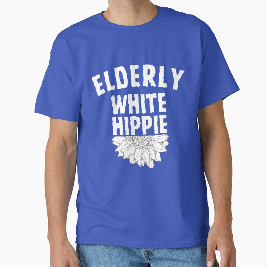 Elderly White Hippie by Feather Art T-Shirts, Hoodie, Sweatshirt | BlankRebels.com (Image 1)