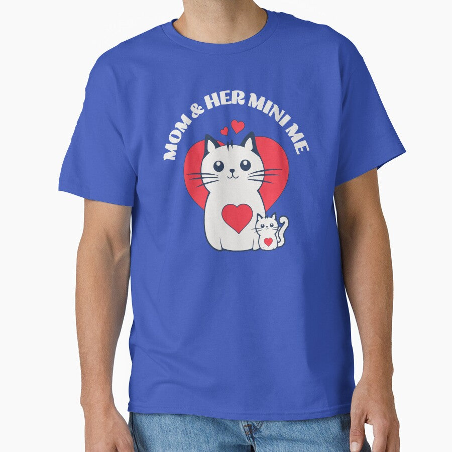 Mom and Her Mini Me Funny Cat by Sachie's Studio