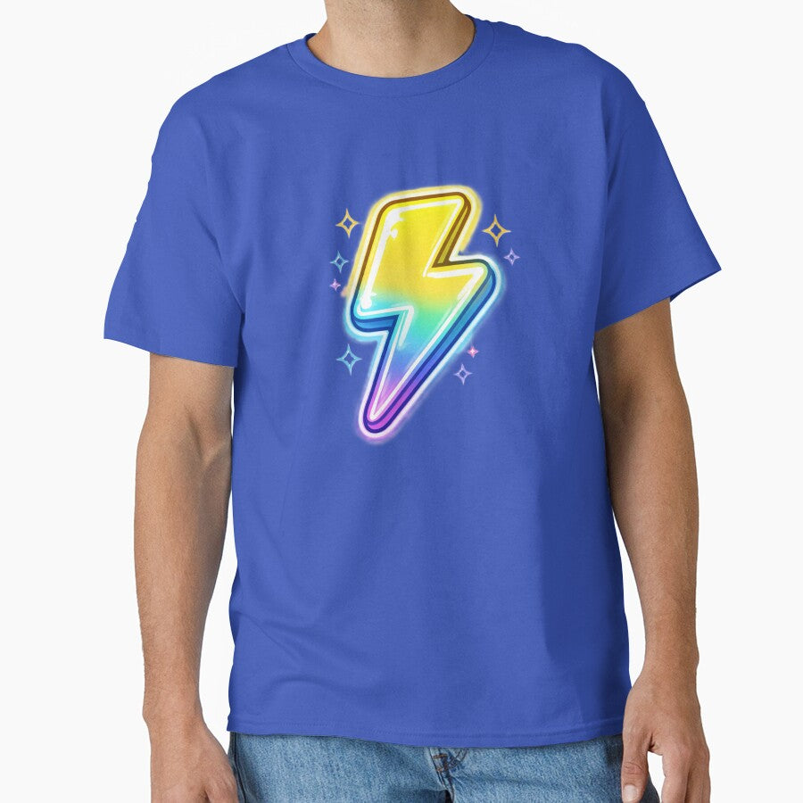 Lightning Bolt Y2K Starcore by LittleRoarArt T-Shirts, Hoodie, Sweatshirt | BlankRebels.com (Image 1)
