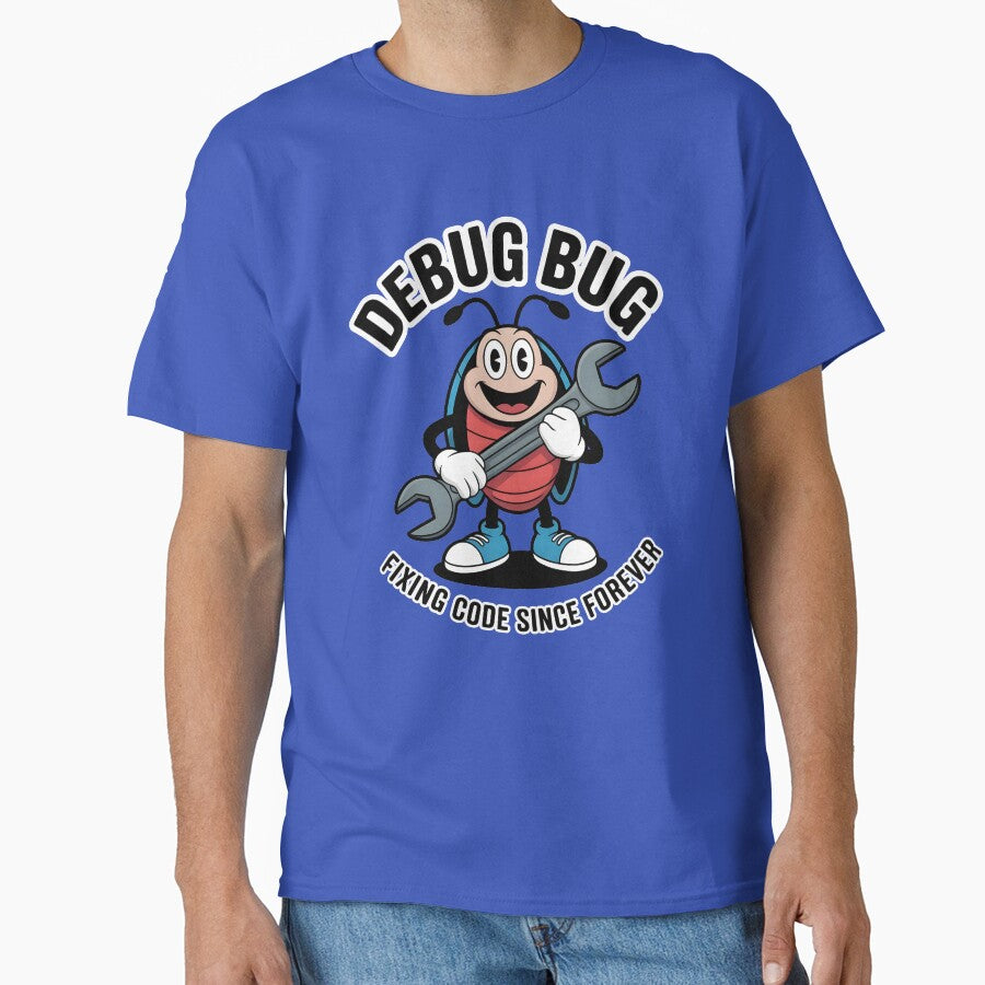 Programmer Life Coding Humor - Debugging Bug by Walter-Jrr T-Shirts, Hoodie, Sweatshirt | BlankRebels.com (Image 1)