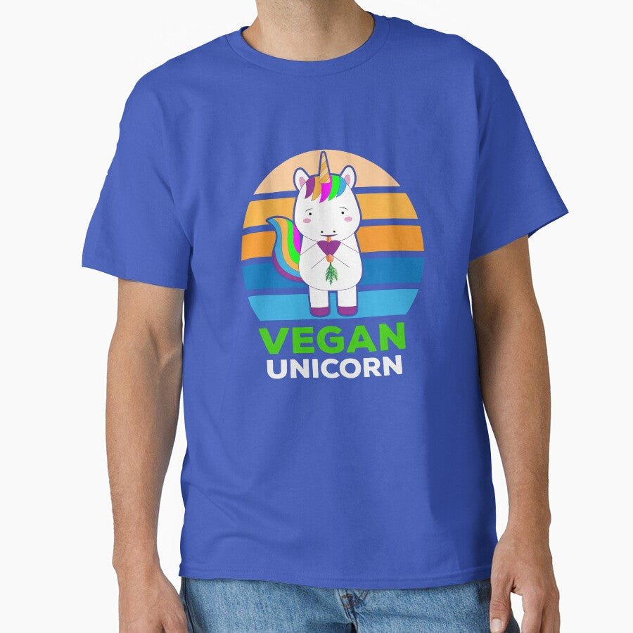 Vegan Unicorn Neon Plant Based Vegan Life by ArtMeetsPizza T-Shirts, Hoodie, Sweatshirt | BlankRebels.com (Image 1)
