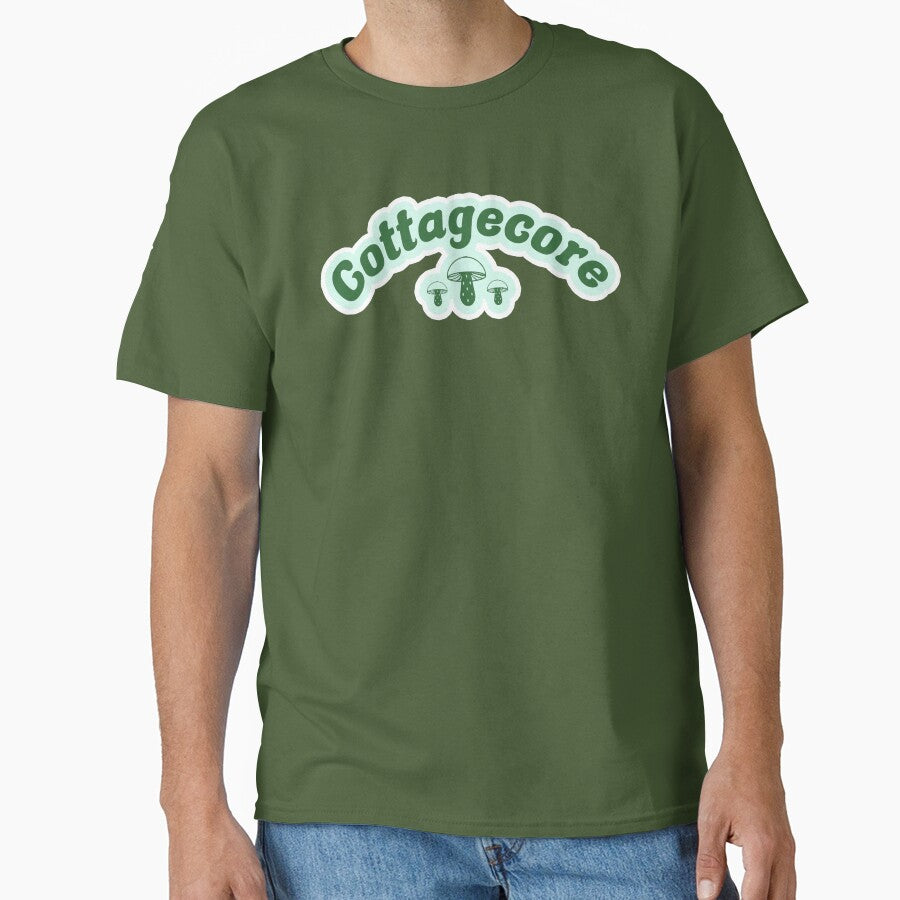 Cottagecore Cute Mushroom Aesthetic by RainbowPandas T-Shirts, Hoodie, Sweatshirt | BlankRebels.com (Image 1)