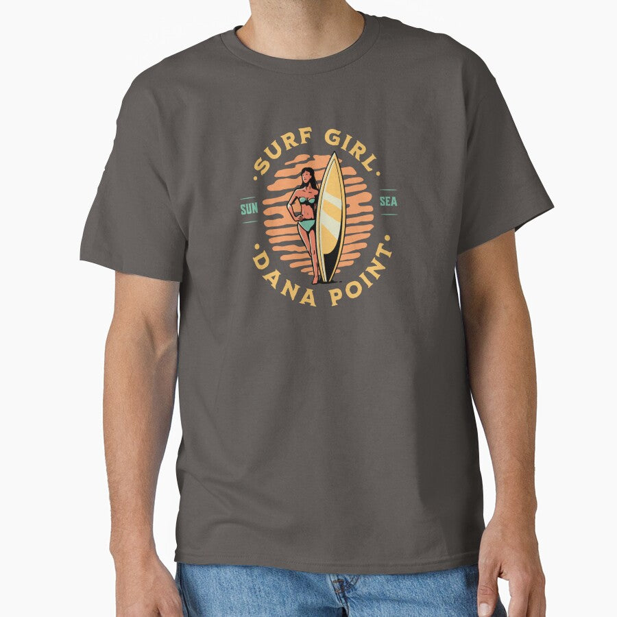Surfer Girl Surfing Dana Point California T-Shirts, Hoodie, Sweatshirt