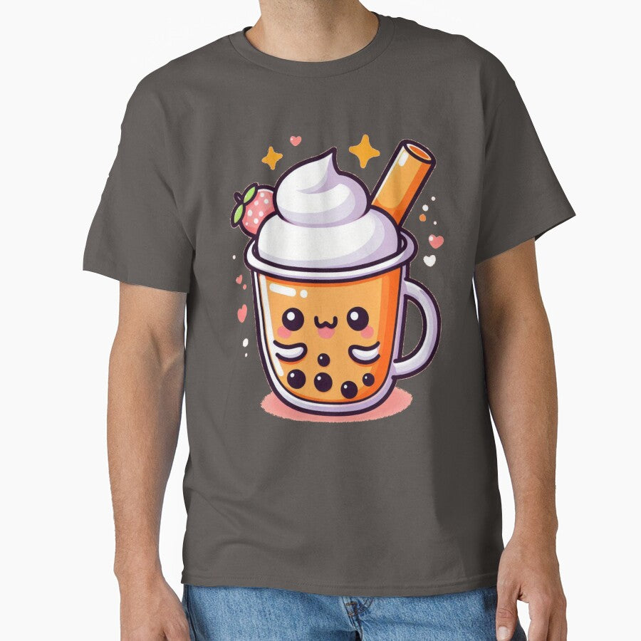 Little cute boba tea character by piairz-shop T-Shirts, Hoodie, Sweatshirt | BlankRebels.com (Image 1)