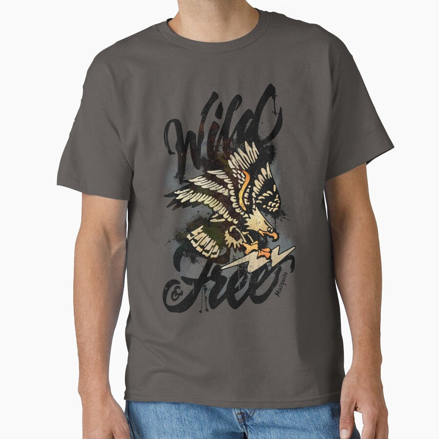 Wild & Free Tattoo Design by MosquitoDesign T-Shirts, Hoodie, Sweatshirt | BlankRebels.com (Image 1)