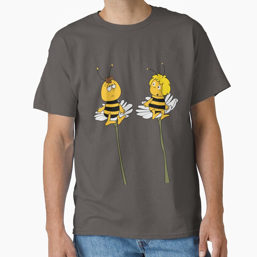 Maya the Bee and Willy T-shirt - Retro Vintage Design by retrologie