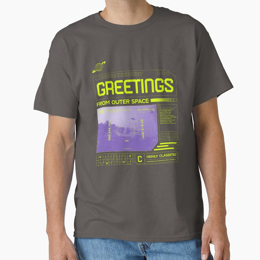 Greetings From Outer Space by Eccentriquee T-Shirts, Hoodie, Sweatshirt | BlankRebels.com (Image 1)