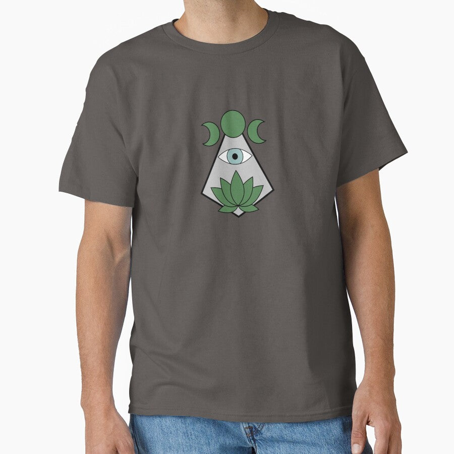 Lotus Eye - Dark Green & Mint by TheeForestFox Shop T-Shirts, Hoodie, Sweatshirt | BlankRebels.com (Image 1)