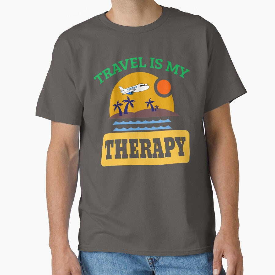Travel is my therapy by PODapparel