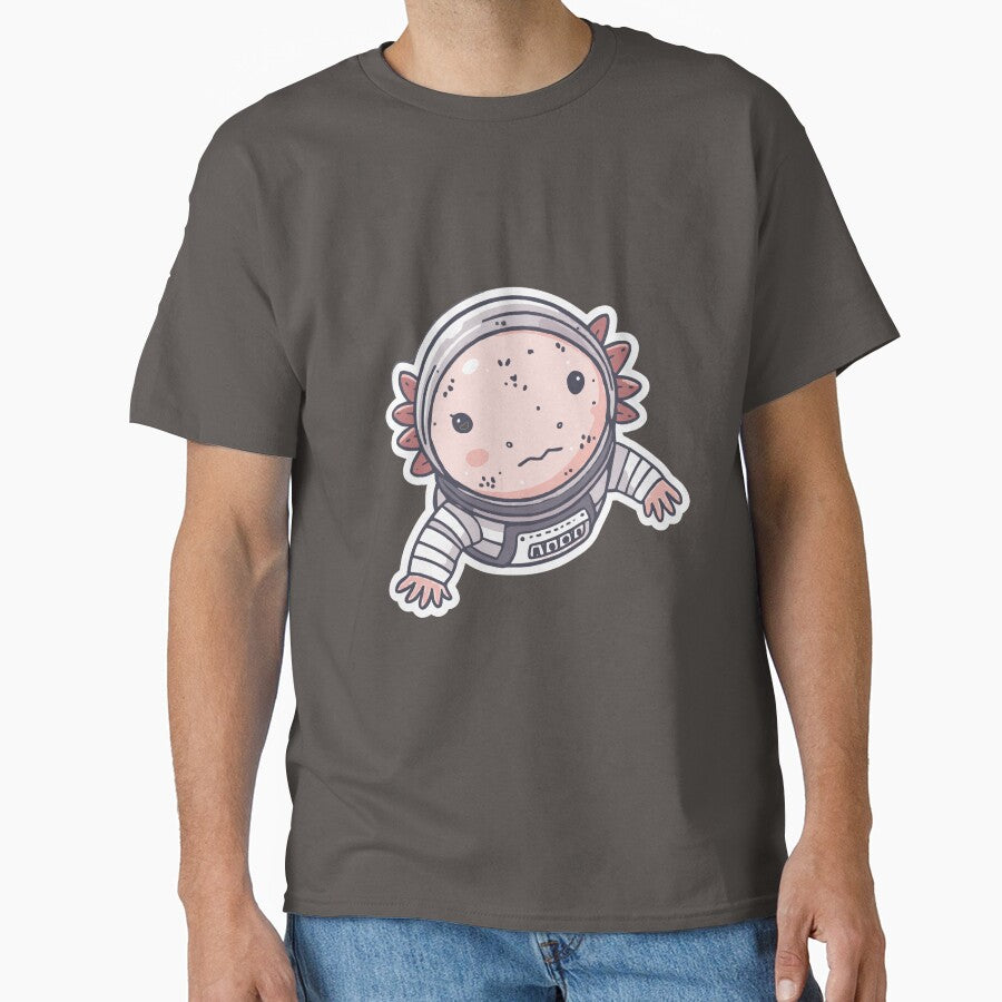 Axolotl Astronaut Cute Space Axolotl Floating Space Axolotl Lover Kawaii T-Shirts, Hoodie, Sweatshirt