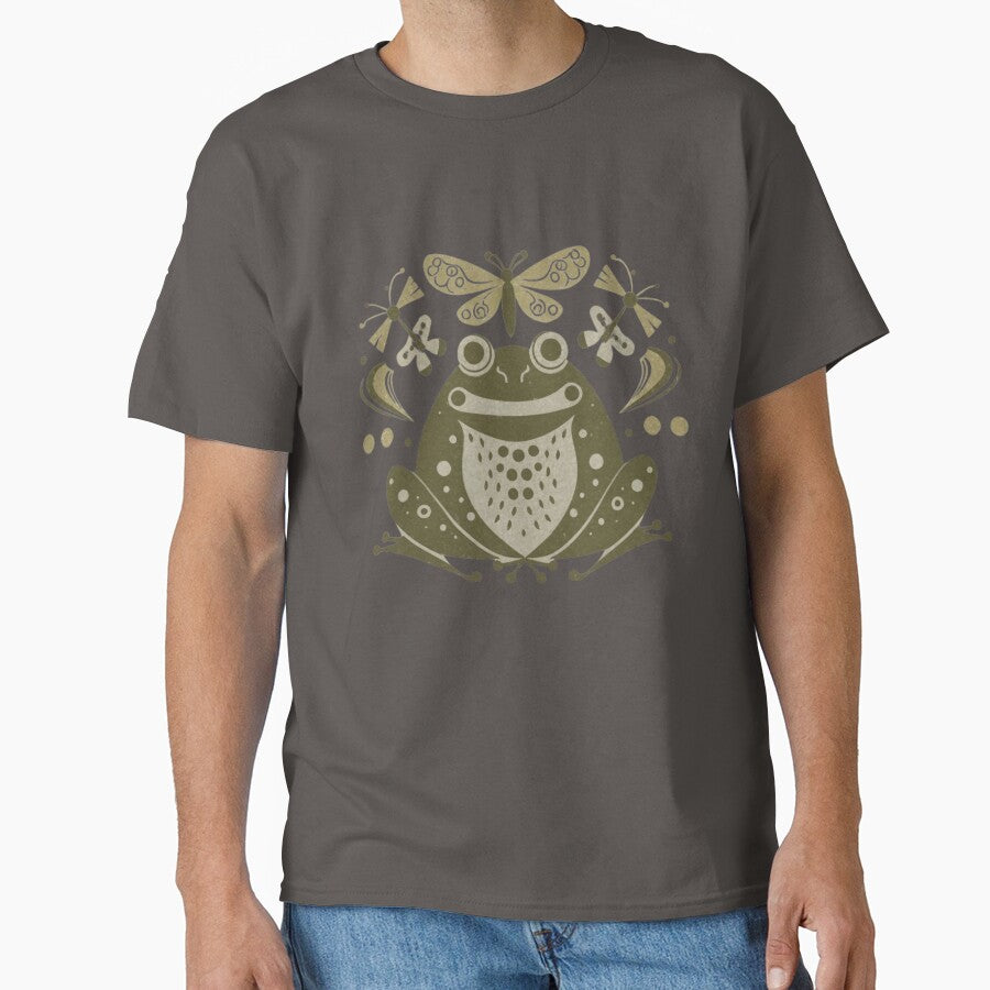 Dark Cottagecore Fairy Grunge Frog and Flies by MeadowLoom T-Shirts, Hoodie, Sweatshirt | BlankRebels.com (Image 1)