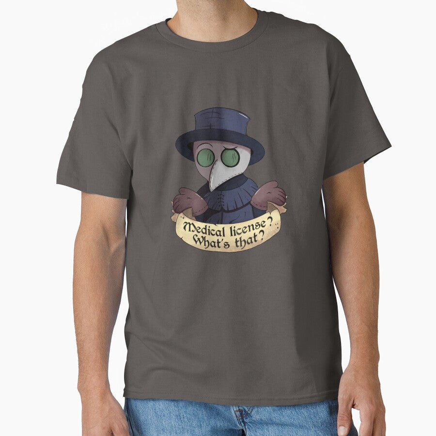 Plague Doctor - Medical License? What's that? by Turtle Forged T-Shirts, Hoodie, Sweatshirt | BlankRebels.com (Image 1)