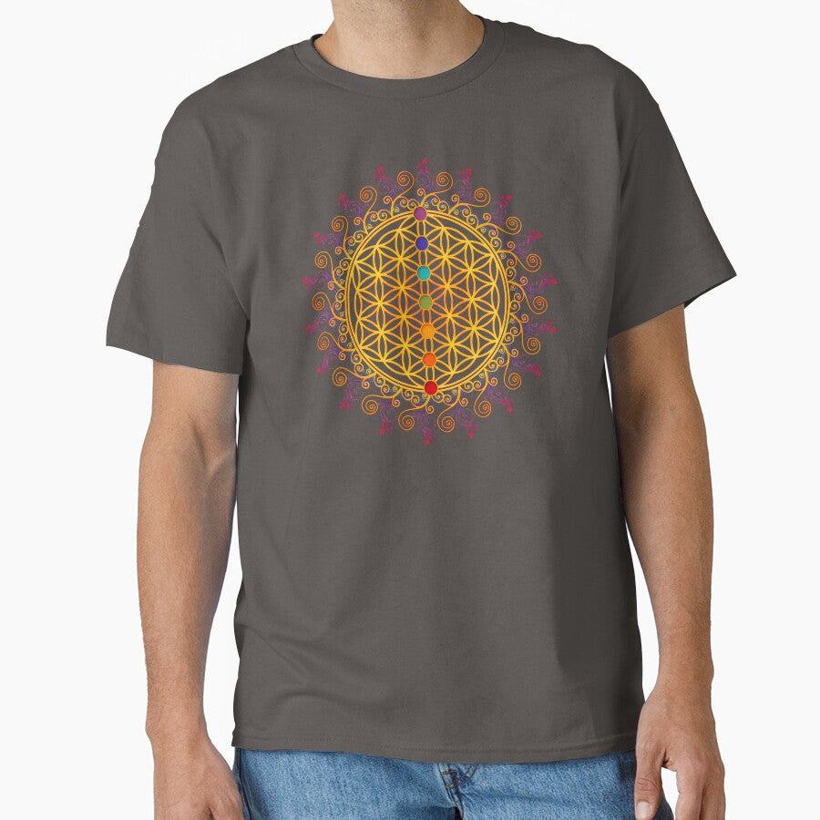 FLOWER OF LIFE, CHAKRAS, SPIRITUALITY, YOGA, ZEN, by nitty-gritty