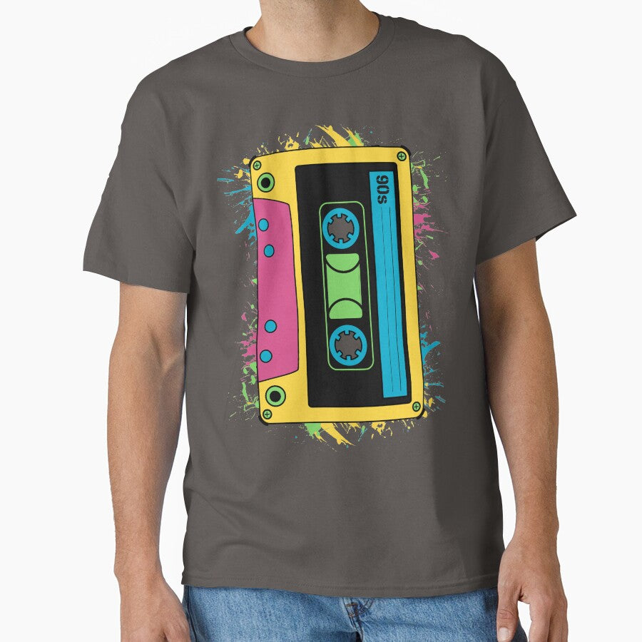 90s Cassette Tape Retro Cool Music Tee by Sid3walkArt2 Hoodie, Sweatshirt | BlankRebels.com (Image 1)
