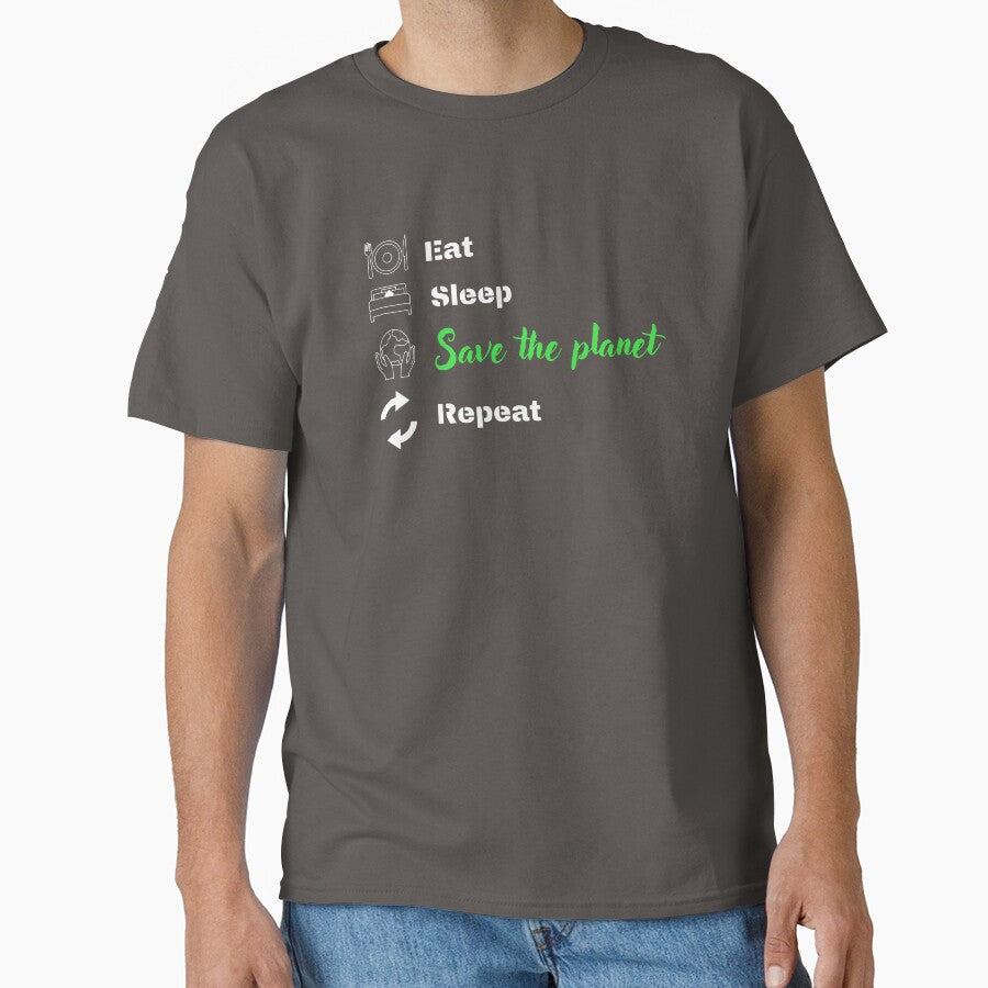 Repeat daily activities and save the planet by lookvision T-Shirts, Hoodie, Sweatshirt | BlankRebels.com (Image 1)
