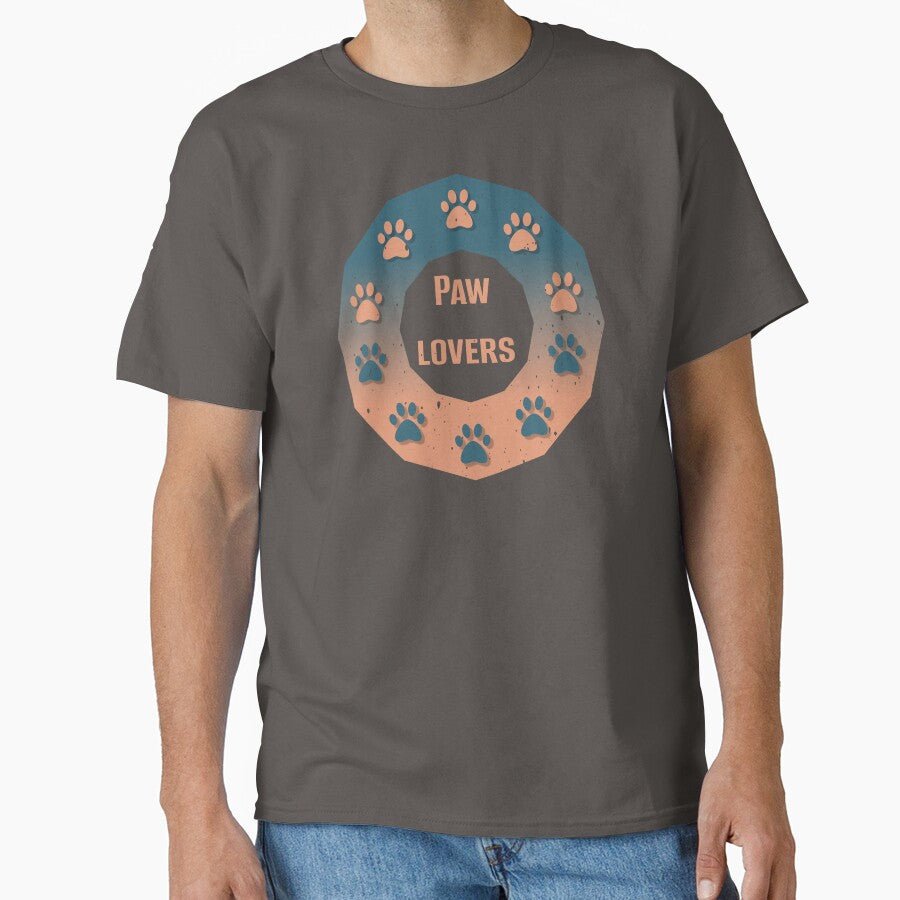 Paw Prints – Animal Lover Tee by Inkfusion25 Hoodie, Sweatshirt | BlankRebels.com (Image 1)