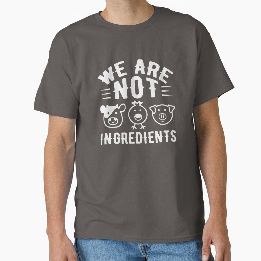 We Are Not Ingredients Vegan Life by ArtMeetsPizza T-Shirts, Hoodie, Sweatshirt | BlankRebels.com (Image 1)