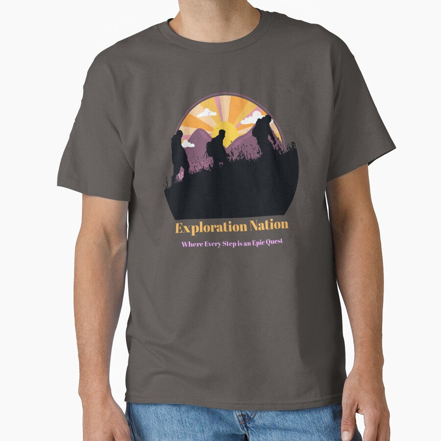 Exploration Nation - Silhouette by CryinkDesigns T-Shirts, Hoodie, Sweatshirt | BlankRebels.com (Image 1)
