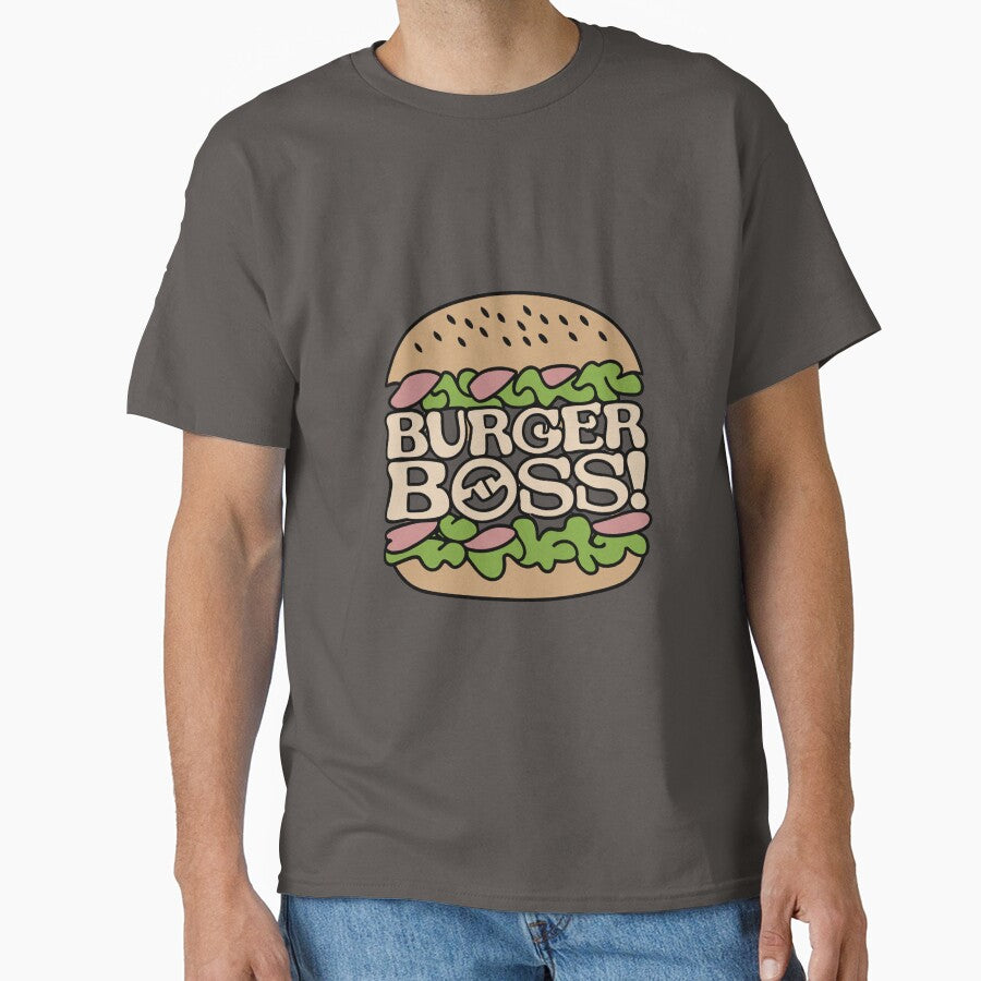 BURGER BOSS DESIGN by ASTROFITZ T-Shirts, Hoodie, Sweatshirt | BlankRebels.com (Image 1)