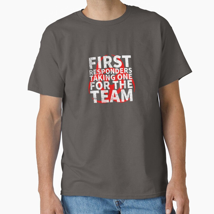 First Responders Corona Virus Response team COVID 19 DISTRESSED VERSION by Dan Brady T-Shirts, Hoodie, Sweatshirt (Image 1)