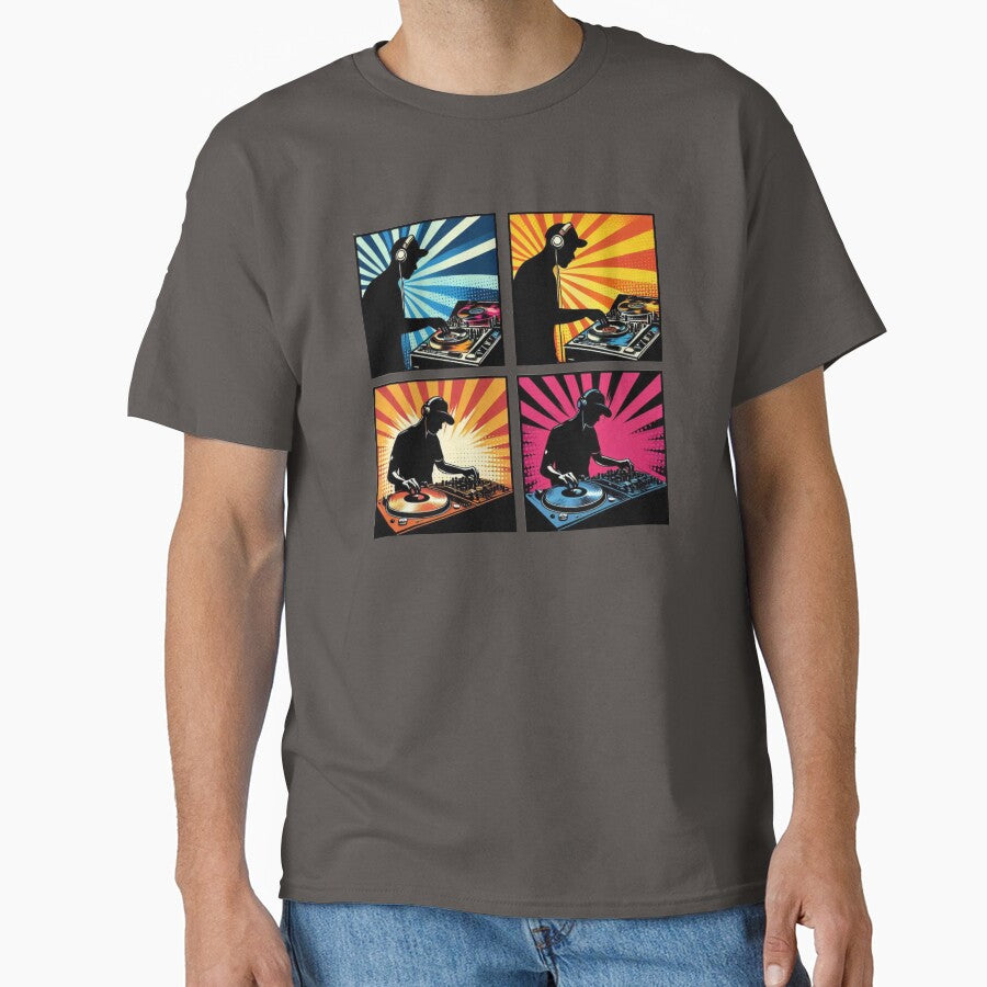 DJ Pop Art Mixing T-Shirts, Hoodie, Sweatshirt