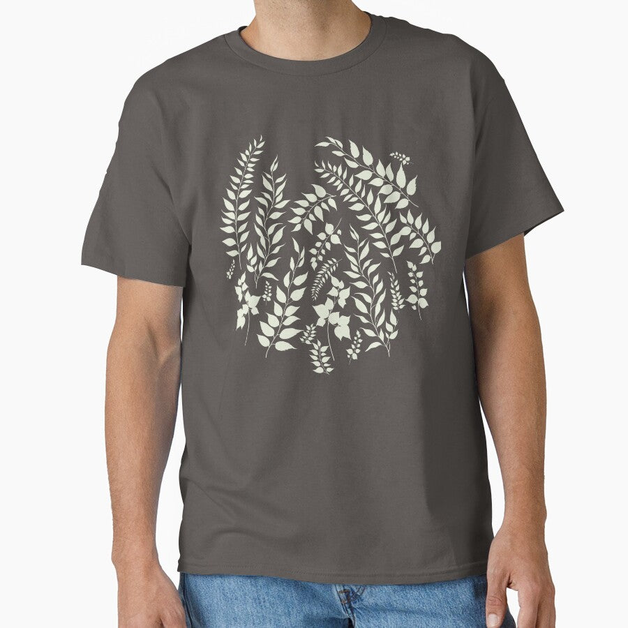 Greenery Botanical Print Celery Green by SilverPegasus T-Shirts, Hoodie, Sweatshirt | BlankRebels.com (Image 1)