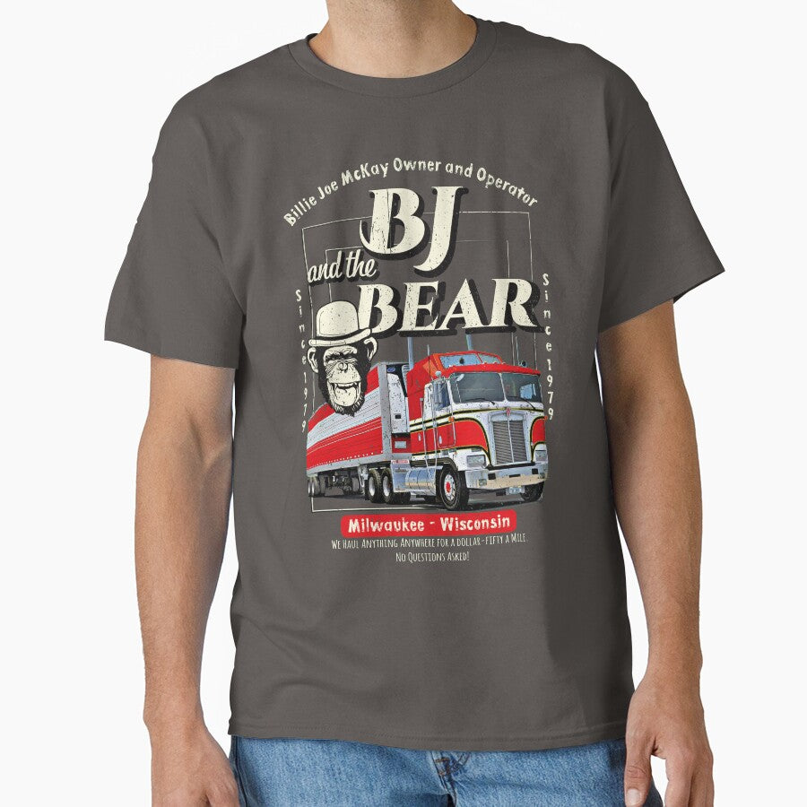 BJ and The Bear Trucking Company by Alema Art T-Shirts, Hoodie, Sweatshirt | BlankRebels.com (Image 1)
