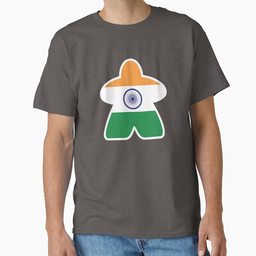 India Meeple by brainthought T-Shirts, Hoodie, Sweatshirt | BlankRebels.com (Image 1)