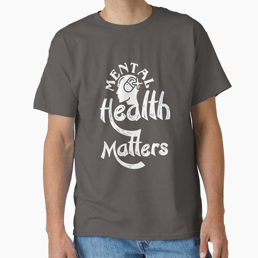 Mental health matters, original slogan,,V10. by Chakilogy T-Shirts, Hoodie, Sweatshirt | BlankRebels.com (Image 1)