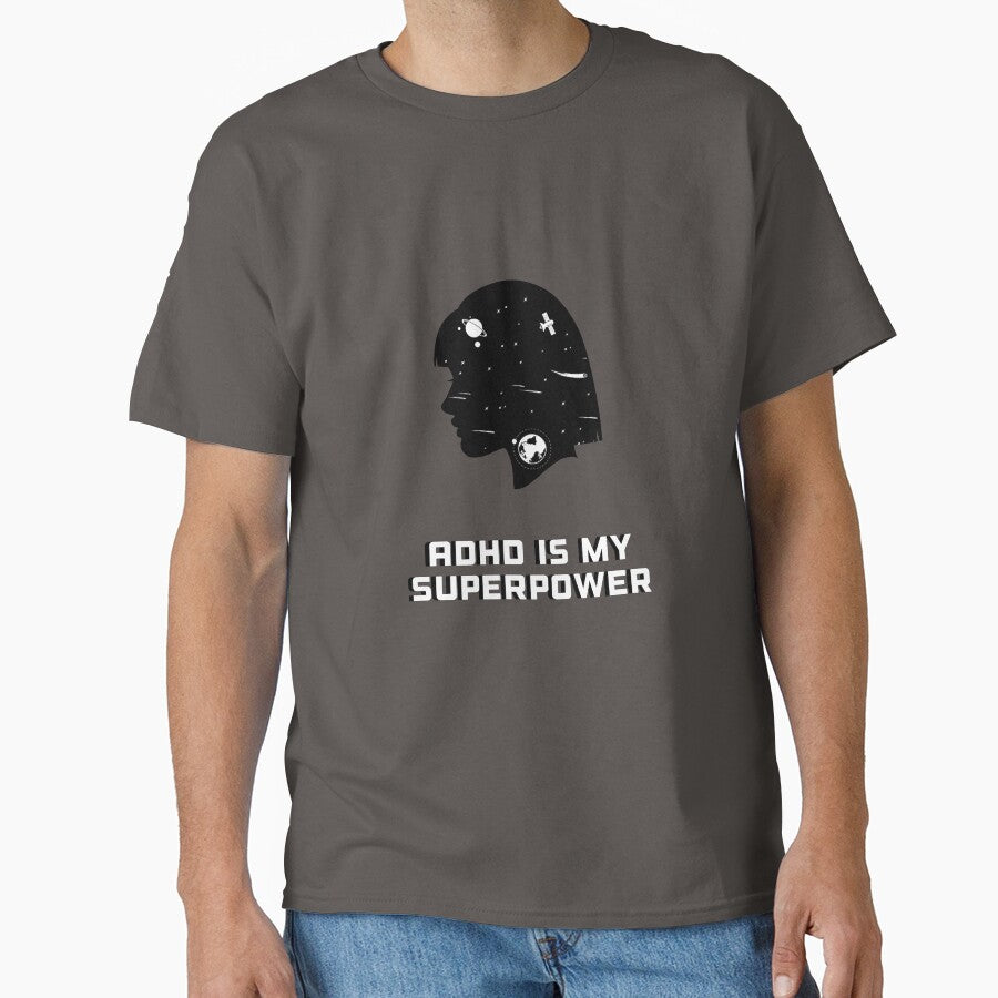 Adhd is my superpower adhd is awesome by Fatamimosh T-Shirts, Hoodie, Sweatshirt | BlankRebels.com (Image 1)