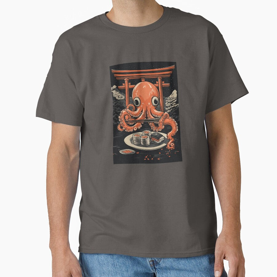 Octopus Sushi by dharanna T-Shirts, Hoodie, Sweatshirt | BlankRebels.com (Image 1)