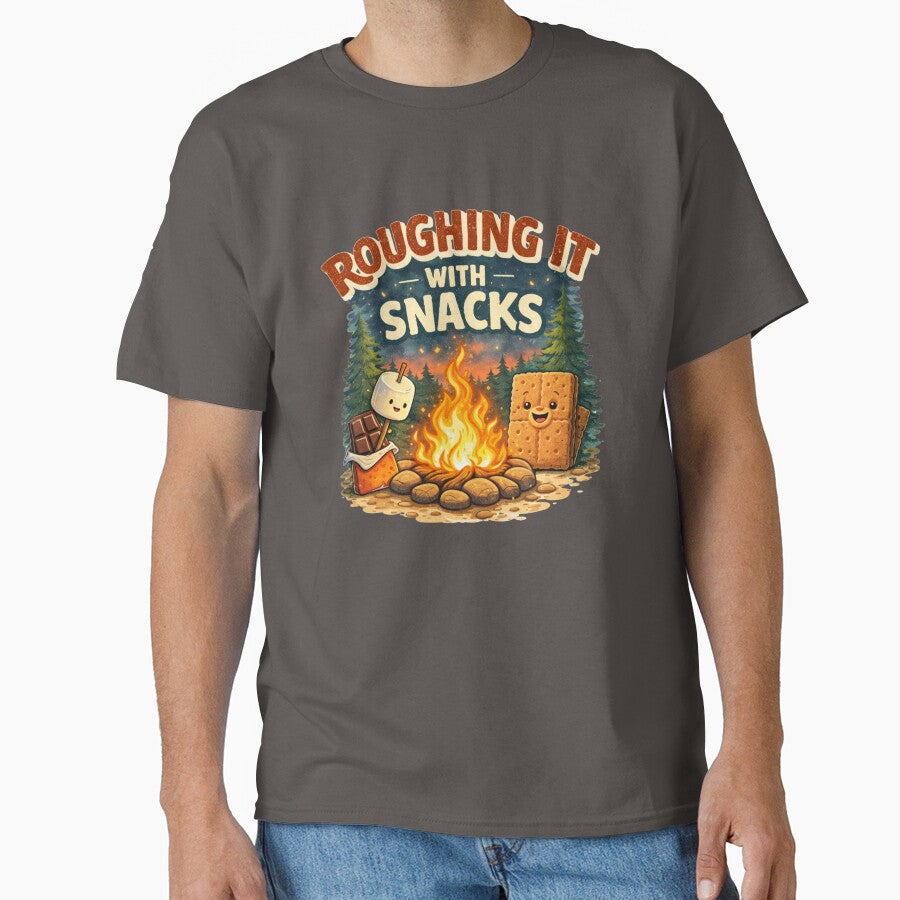 Roughing it with Snacks by PossumsWorkshop T-Shirts, Hoodie, Sweatshirt | BlankRebels.com (Image 1)