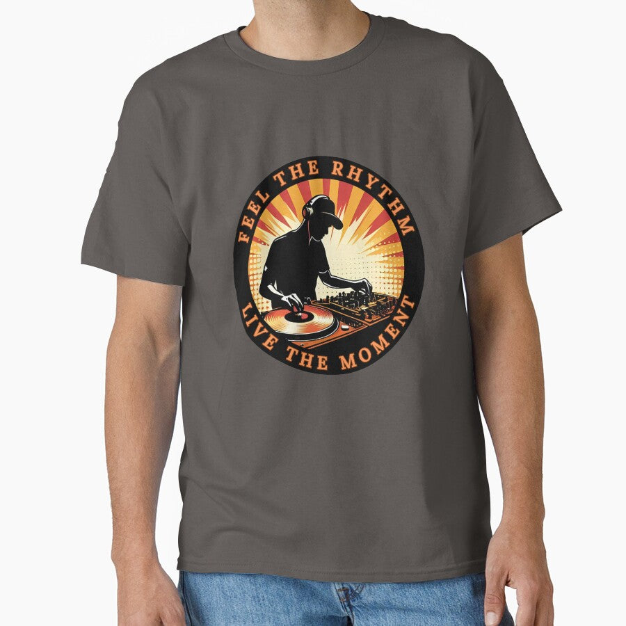 DJ Headphones Feel The Rhythm by MoonMonkeyNbear T-Shirts, Hoodie, Sweatshirt | BlankRebels.com (Image 1)