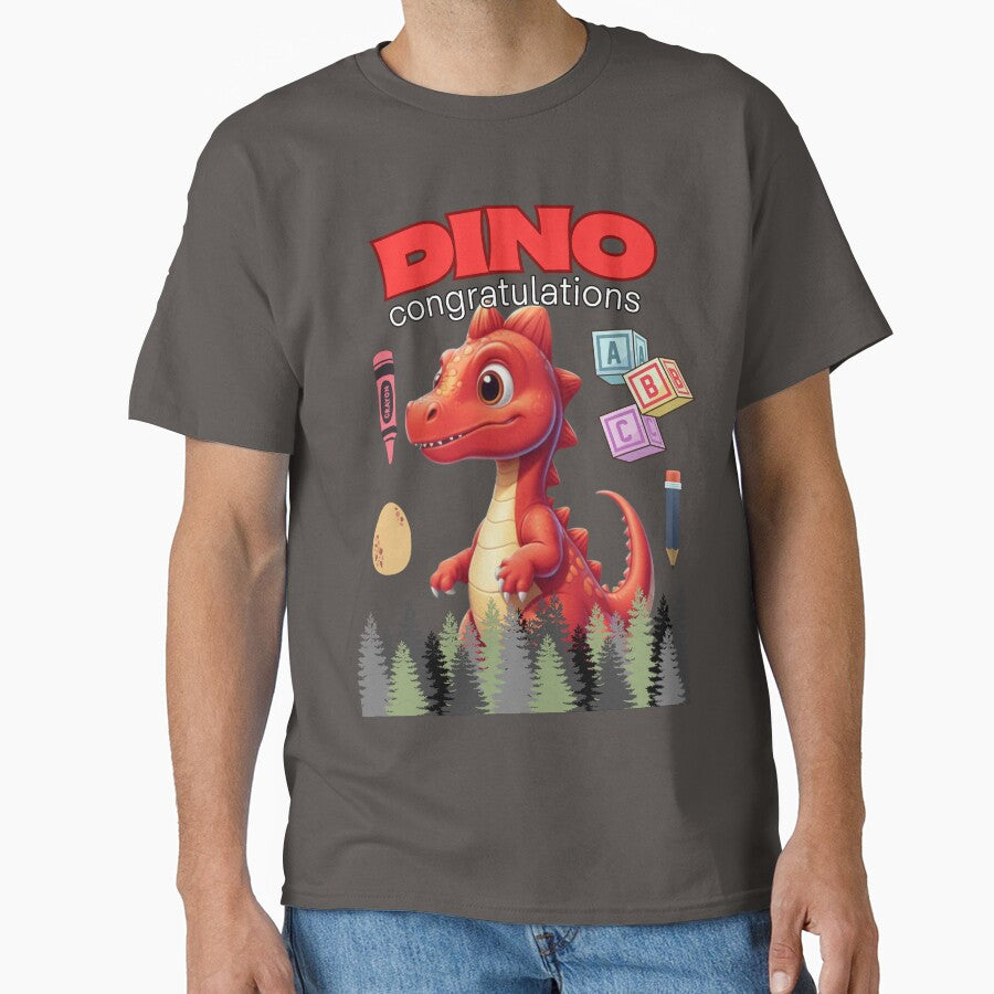 Dino congratulations by KIDS-PRINTS T-Shirts, Hoodie, Sweatshirt | BlankRebels.com (Image 1)