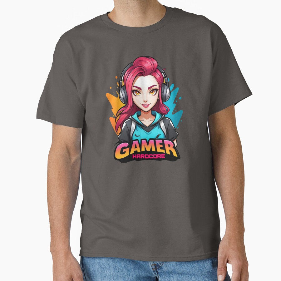 Hardcore Girl Gamer by The Art of Paper Craft T-Shirts, Hoodie, Sweatshirt | BlankRebels.com (Image 1)