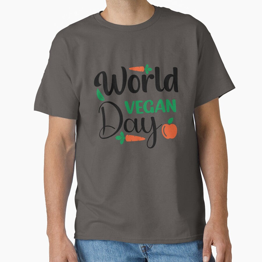 World Vegan Day Plant Based Vegan Life by ArtMeetsPizza T-Shirts, Hoodie, Sweatshirt | BlankRebels.com (Image 1)