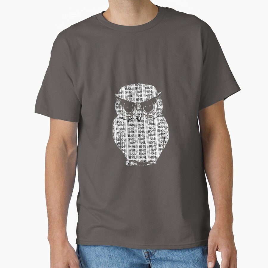 Owl Typography Hoot Hoot by ShopSunday T-Shirts, Hoodie, Sweatshirt | BlankRebels.com (Image 1)