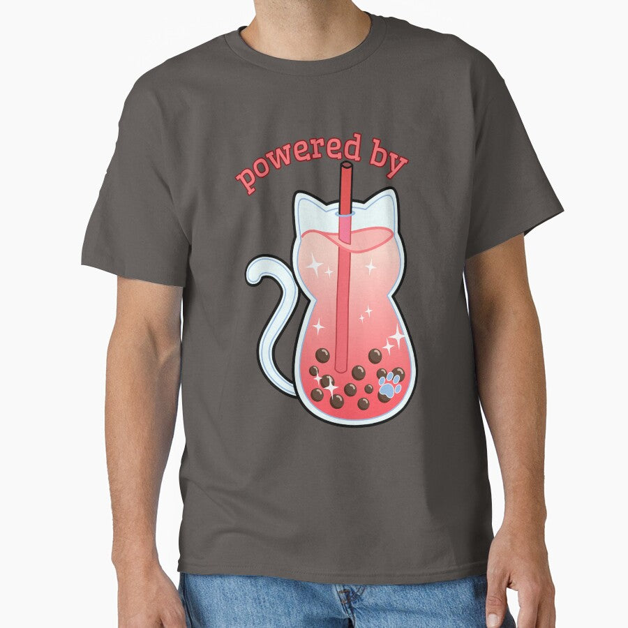 powered by boba by kestey T-Shirts, Hoodie, Sweatshirt | BlankRebels.com (Image 1)