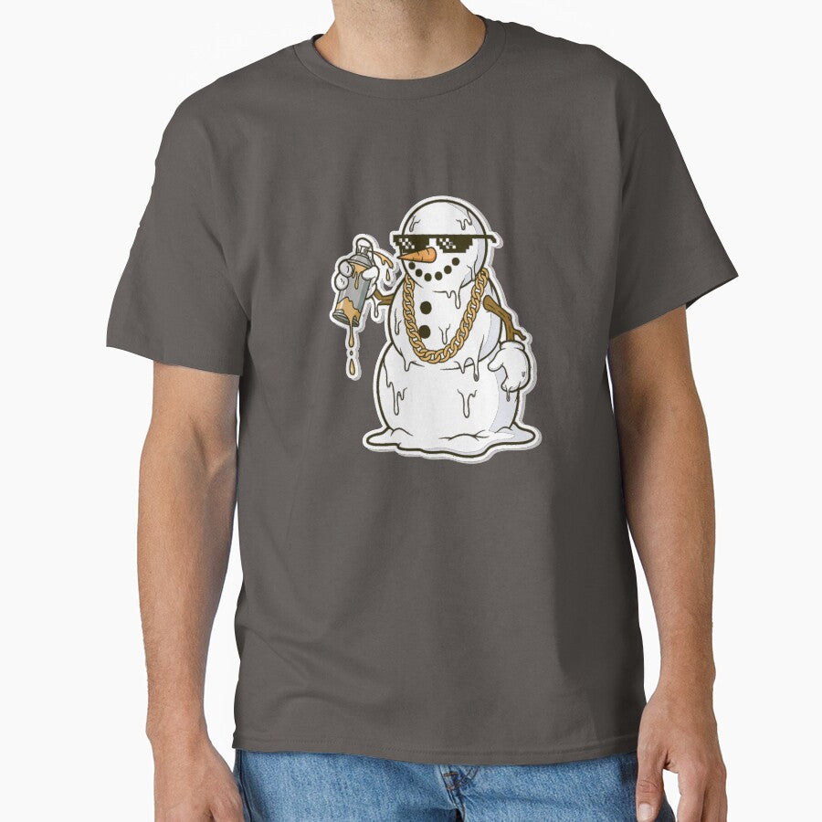 Melting Snowman Street Style T-Shirt, Hoodie, Sweatshirt, Long Sleeve, Short Sleeve, Long Sleeve, Long T-Shirt... (Image 1)