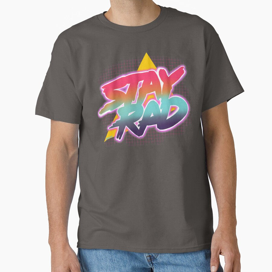 “Stay Rad” 80s 90s Vaporwave Aesthetic 013021 - KerLZ by KerlZ T-Shirts, Hoodie, Sweatshirt | BlankRebels.com (Image 1)
