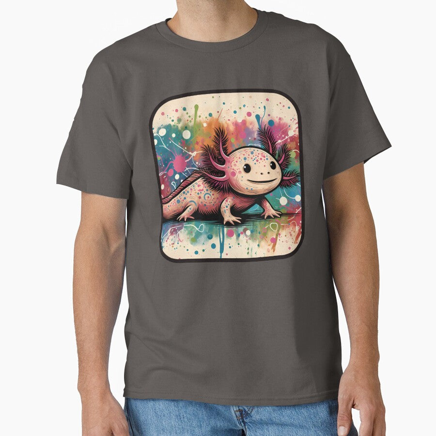 Axolotl Art #63 | Axolotl Lovers by ksgraphics222 T-Shirts, Hoodie, Sweatshirt | BlankRebels.com (Image 1)