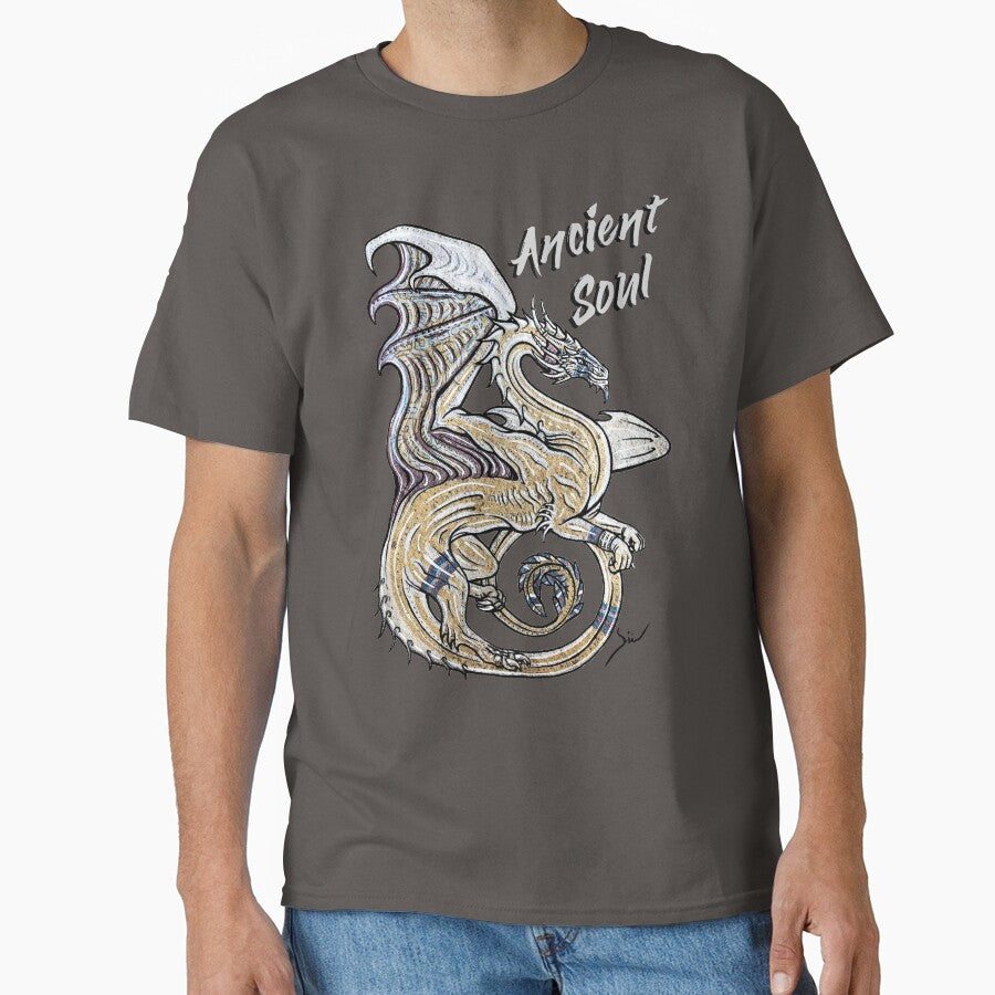 Dragon Sketch - Ancient Soul by DiiMotion T-Shirts, Hoodie, Sweatshirt | BlankRebels.com (Image 1)