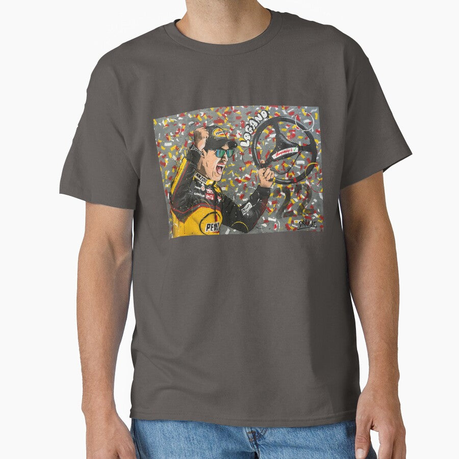 Joey Logano 24 NASCAR graffiti painting by DRAutoArt by DRAutoArt T-Shirts, Hoodie, Sweatshirt | BlankRebels.com (Image 1)
