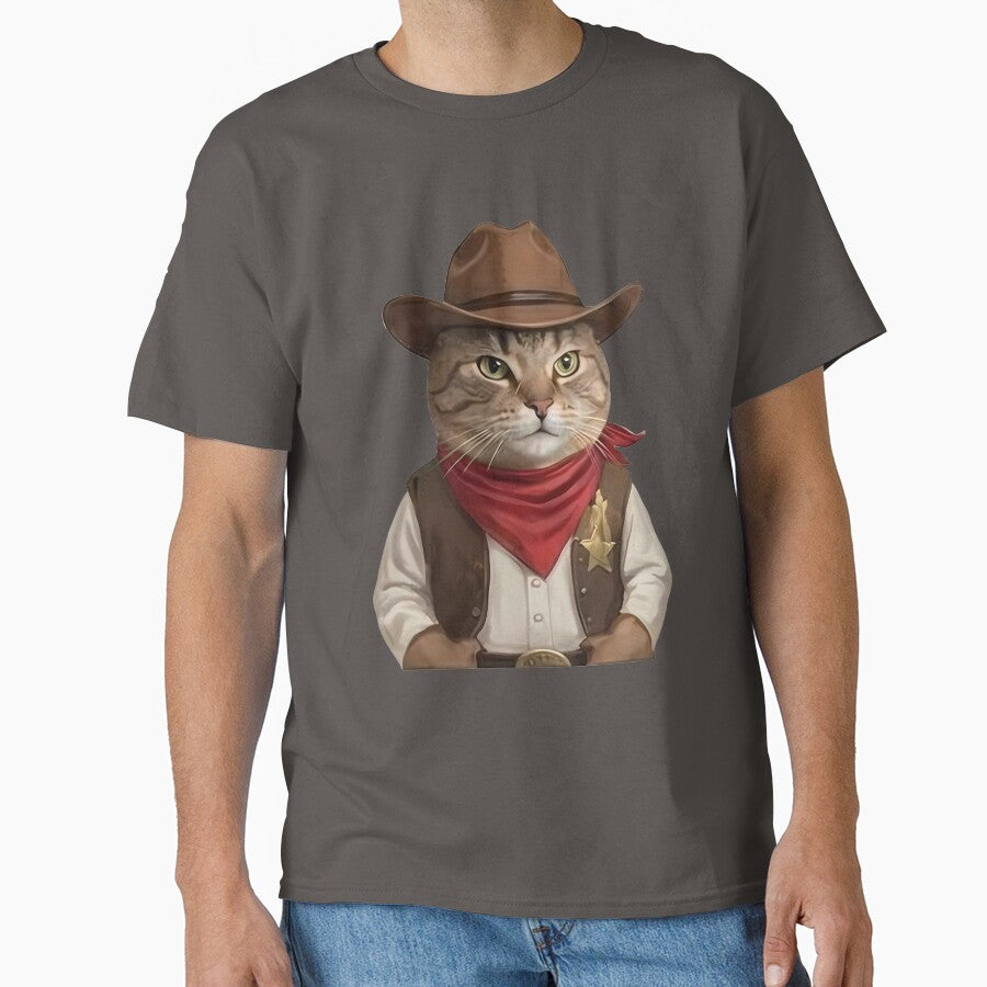 Cowboy Cat by k3rstman1 T-Shirts, Hoodie, Sweatshirt | BlankRebels.com (Image 1)